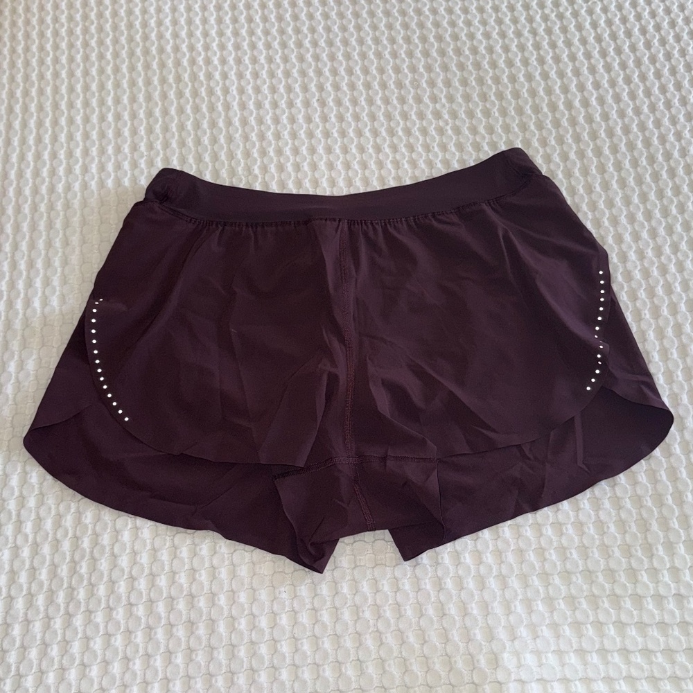 Lululemon Speed Up Short 2.5” Burgundy Plum Size Large